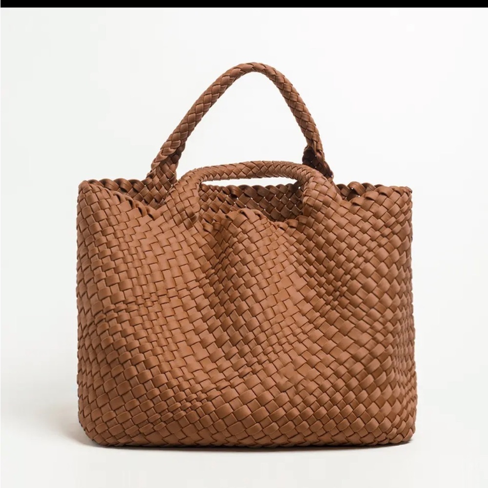 Nylon Woven Bag with matching wristlet - Picture 1 of 6